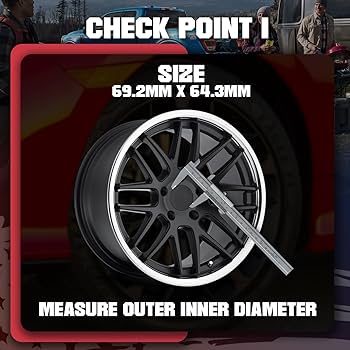 Amazon.com: InTimesAuto 69MM 2.7 Inch Wheel Center Caps for